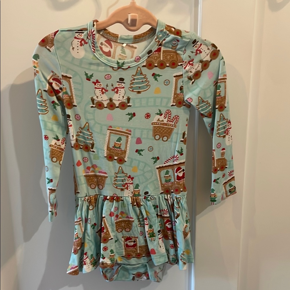 Posh Peanut Gingerbread Twirl Dress 6-12 Months
